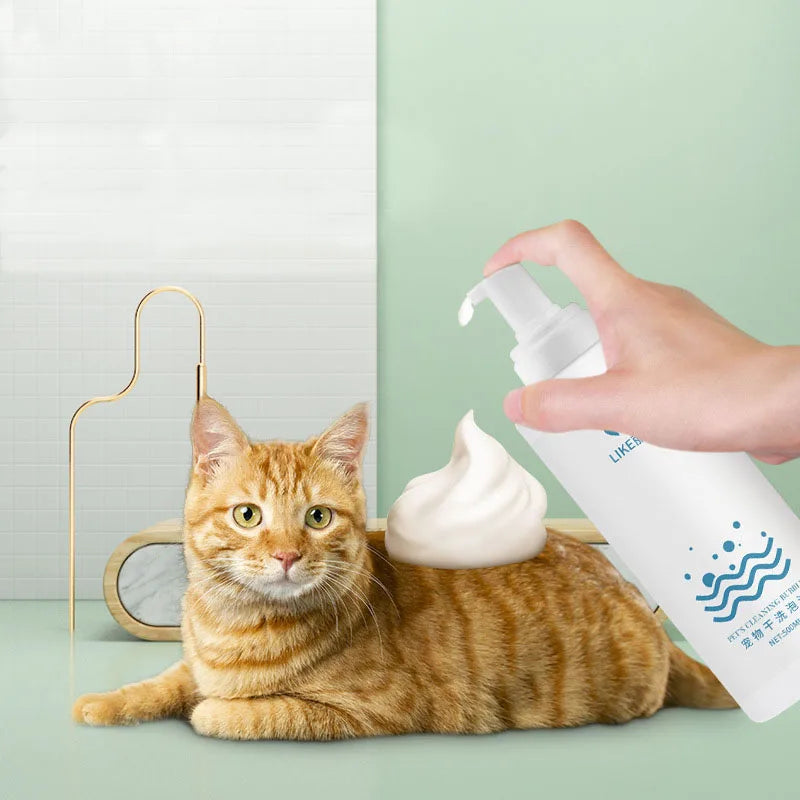 Pet Dry Cleaning Foam Water Free Puppy Shower Gel