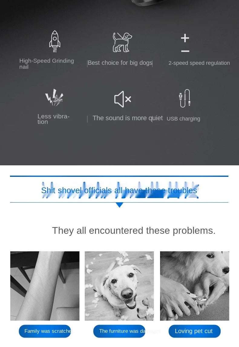 Dog Nail Clipper for Dogs Nail Clippers Pet Grinder Clipper