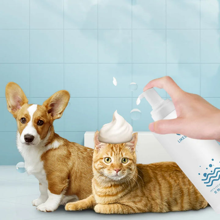 Pet Dry Cleaning Foam Water Free Puppy Shower Gel