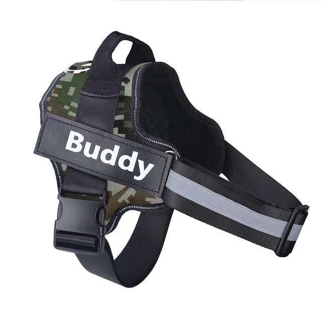 Personalized Dog Harness Reflective Breathable Pet Leash