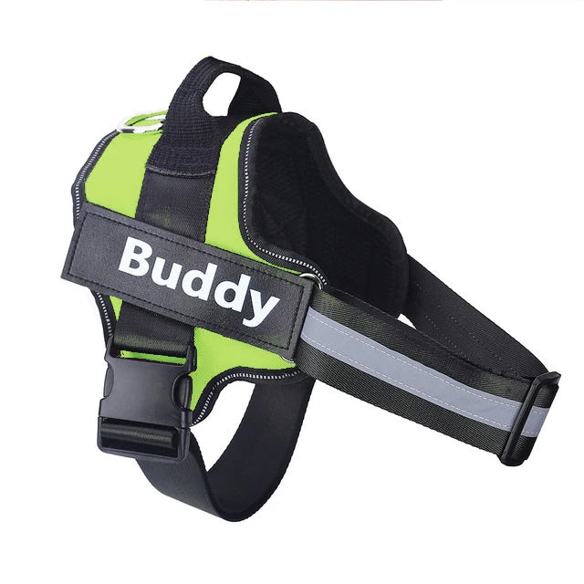 Personalized Dog Harness Reflective Breathable Pet Leash