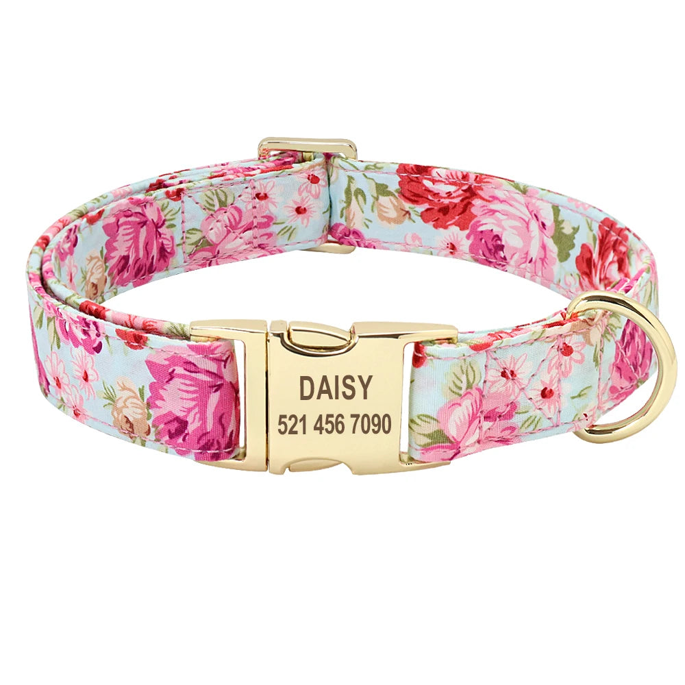 Personalized Dog Accessories Nylon Printed Dog Leash
