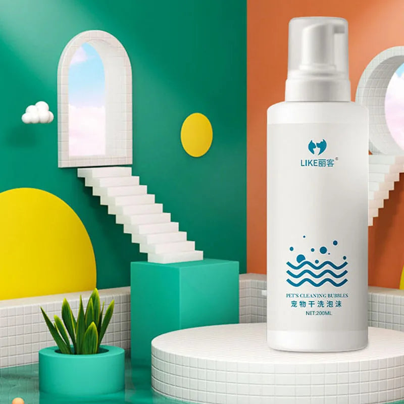 Pet Dry Cleaning Foam Water Free Puppy Shower Gel