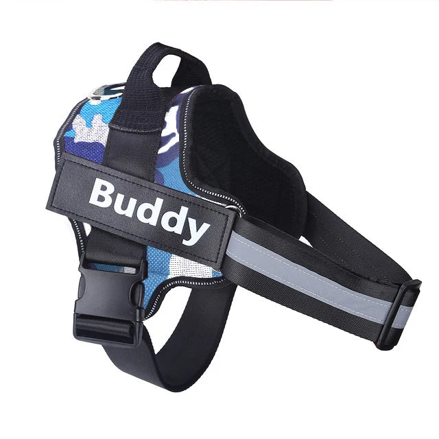 Personalized Dog Harness Reflective Breathable Pet Leash