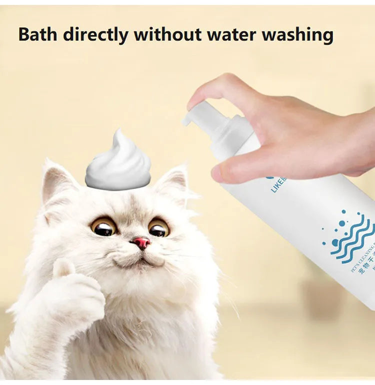 Pet Dry Cleaning Foam Water Free Puppy Shower Gel
