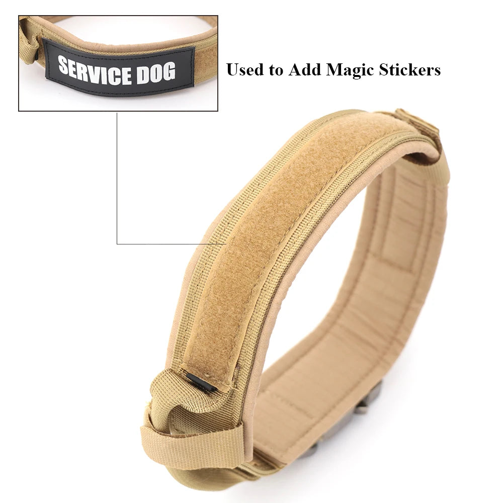Dog Training Collar Adjustable Tactical Dog Collar