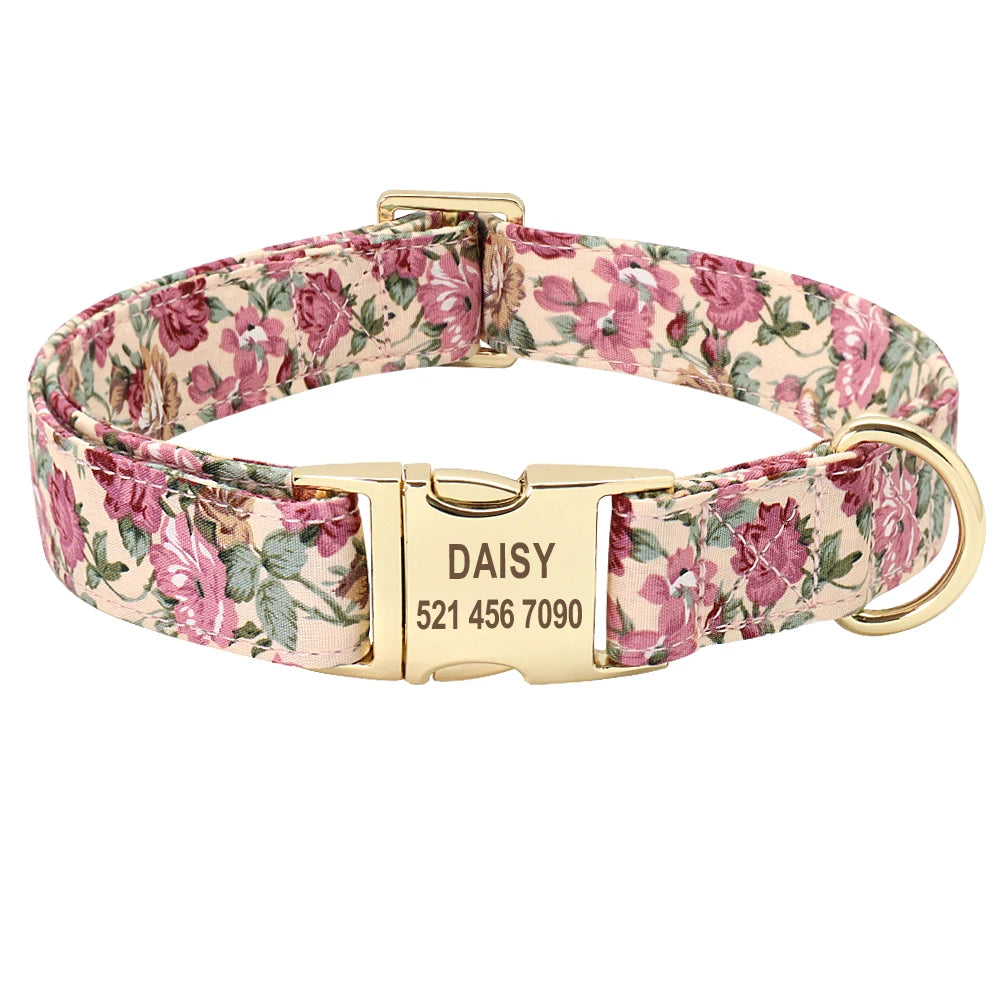 Personalized Dog Accessories Nylon Printed Dog Leash
