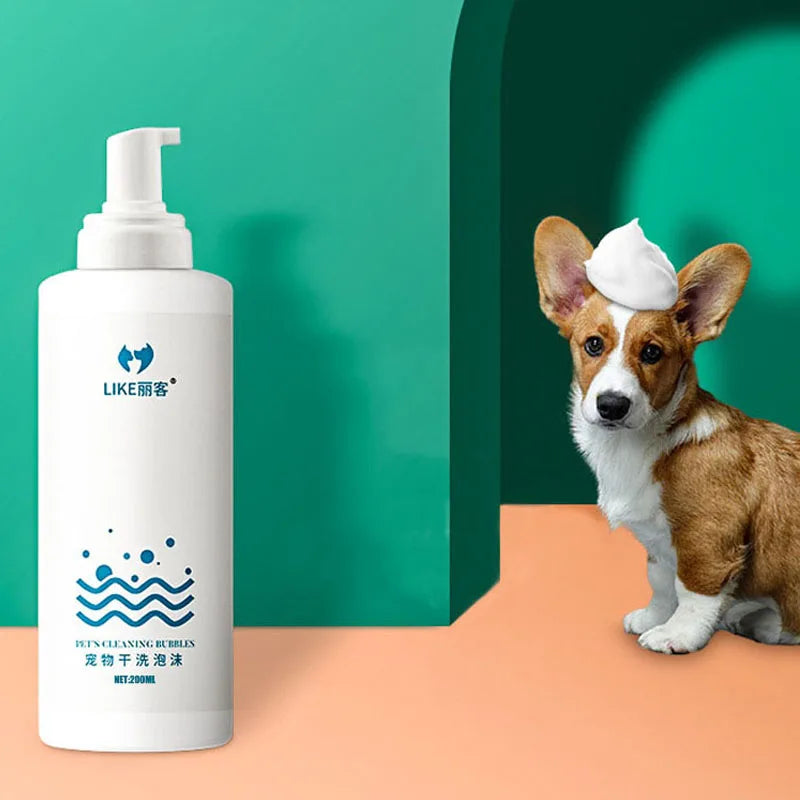 Pet Dry Cleaning Foam Water Free Puppy Shower Gel