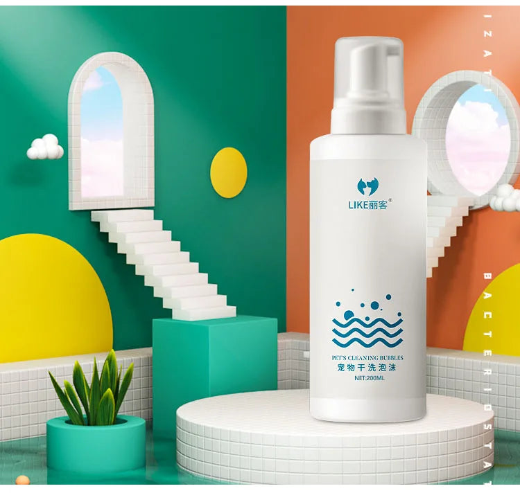 Pet Dry Cleaning Foam Water Free Puppy Shower Gel