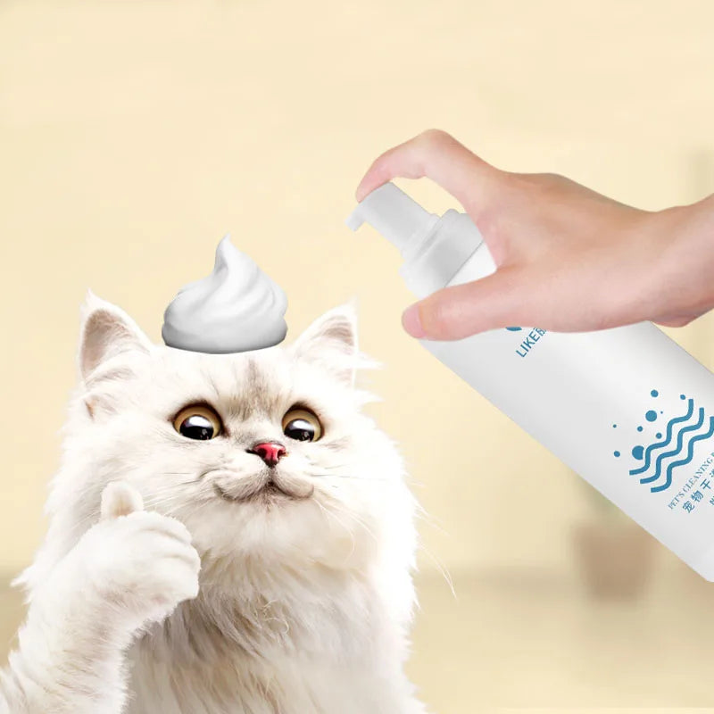Pet Dry Cleaning Foam Water Free Puppy Shower Gel