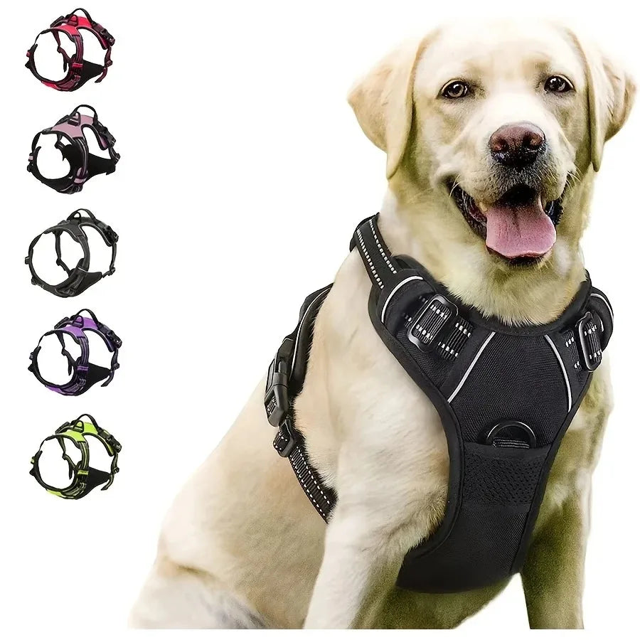 Dog Collars Harness Big Vests Leash Pet Shop Dog Leash