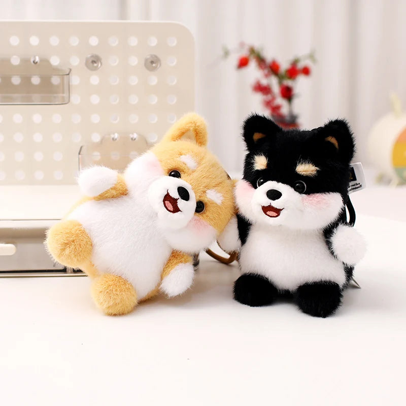 Dog Plush Toy Pendant Teddy Husky  Dolls Car Decor