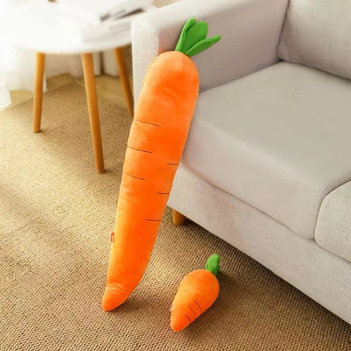 Dog Toy Pet Carrot Plush Toy Vegetable Chew Toy