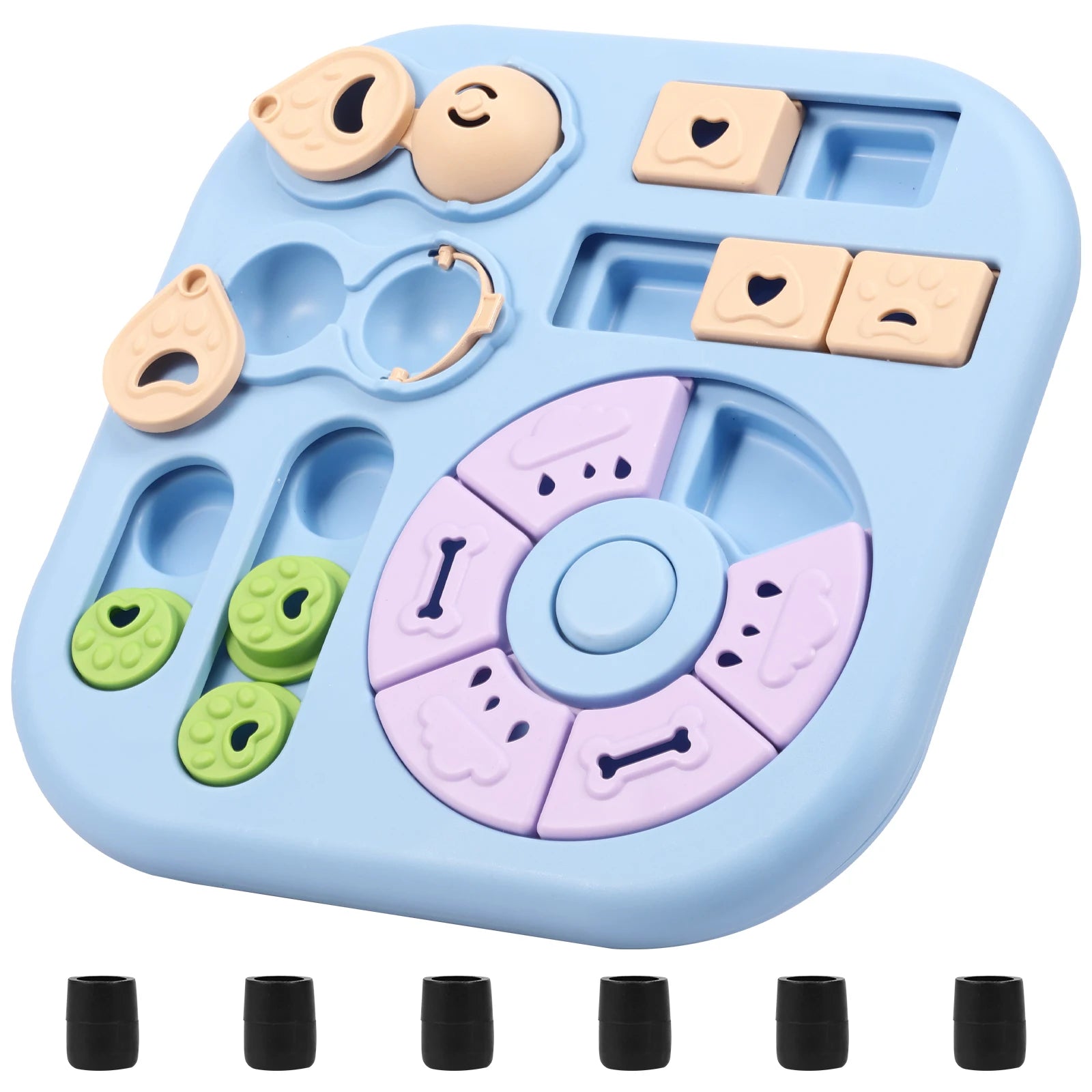 Dog Puzzle Toys Slow Feeder Interactive Food Tray Dogs