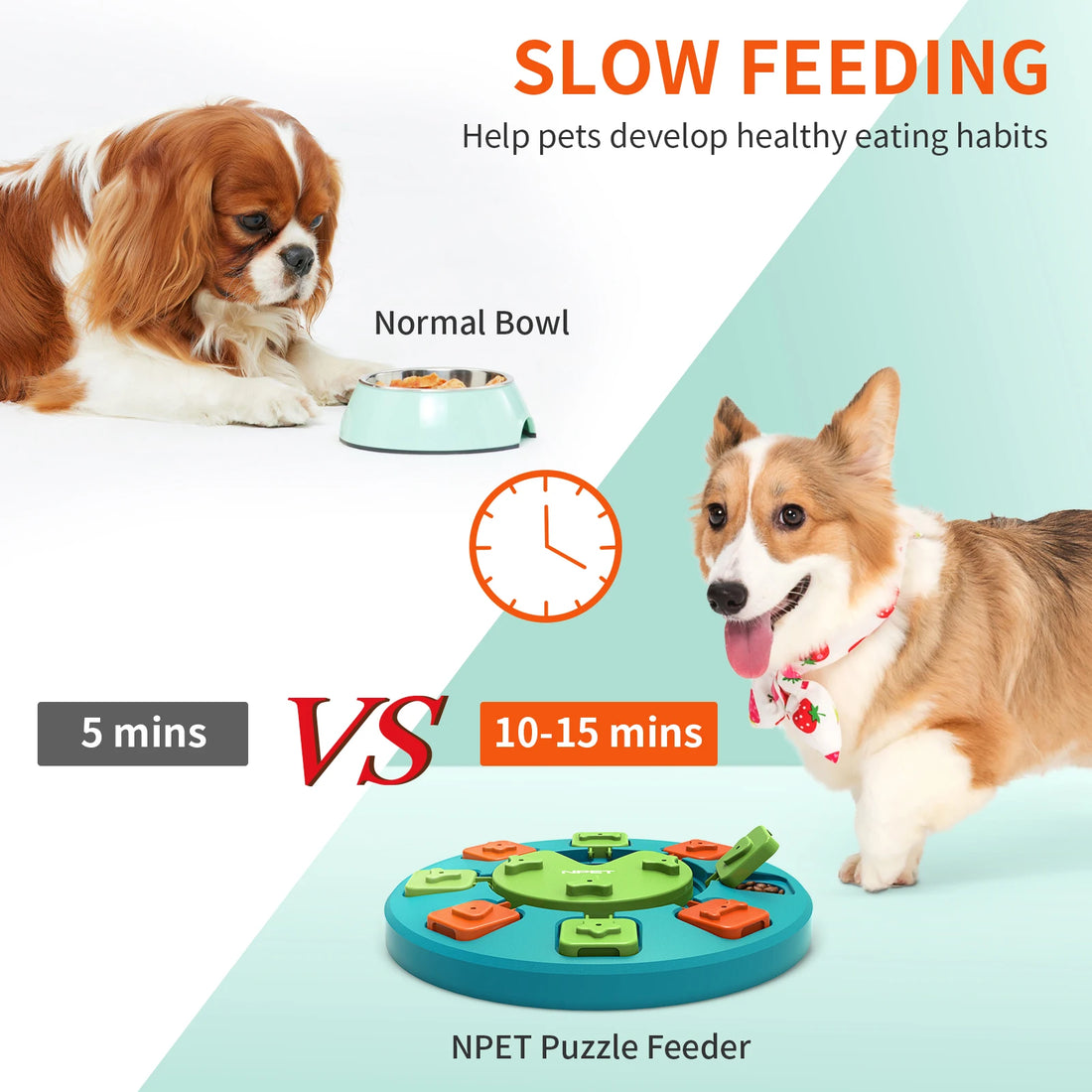Dog Puzzle Toy Slow Feeder For IQ Training