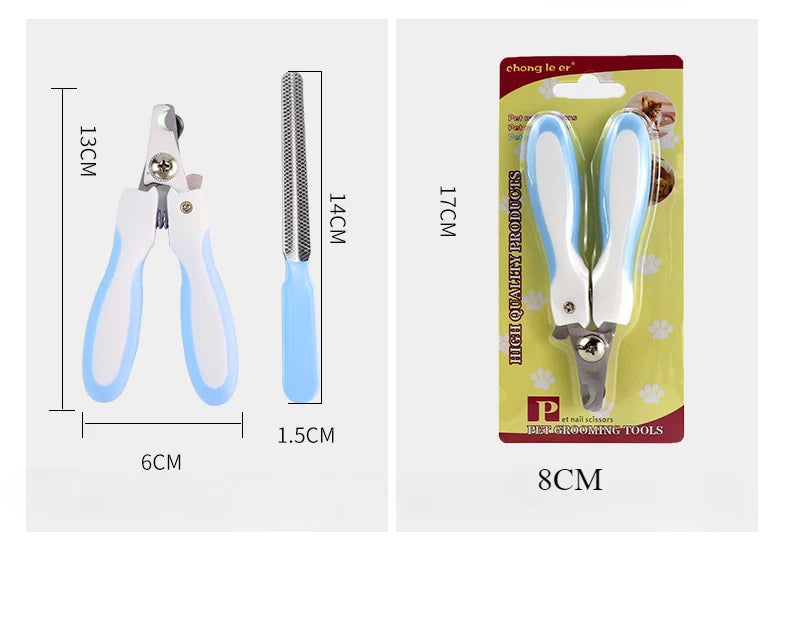 Pet Nail Clipper Stainless Steel Dog Cat Nail Trimmer