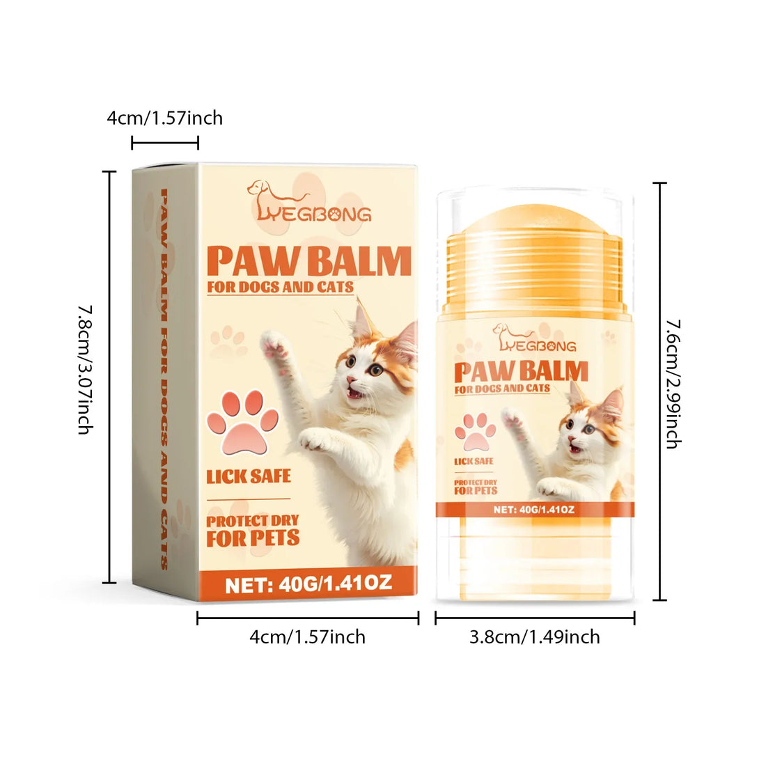 Pet Paw Balm Noses Paws Moisturizer Repair Dry Care