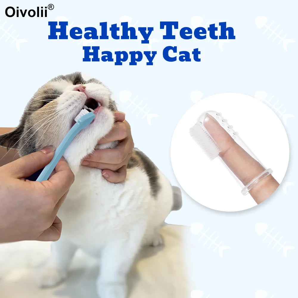 Tuna Flavored Cat Toothpaste Safe Dog Dental Care