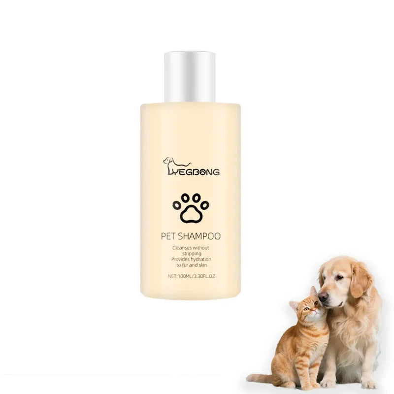 Pet shampoo is gentle and clean Pet dog hair shampoo