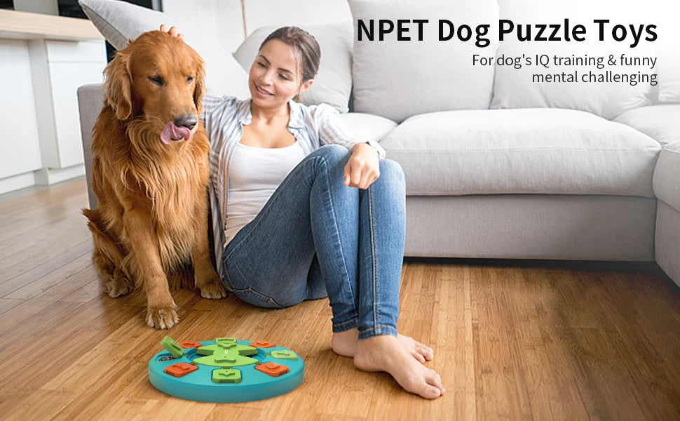 Dog Puzzle Toy Slow Feeder For IQ Training