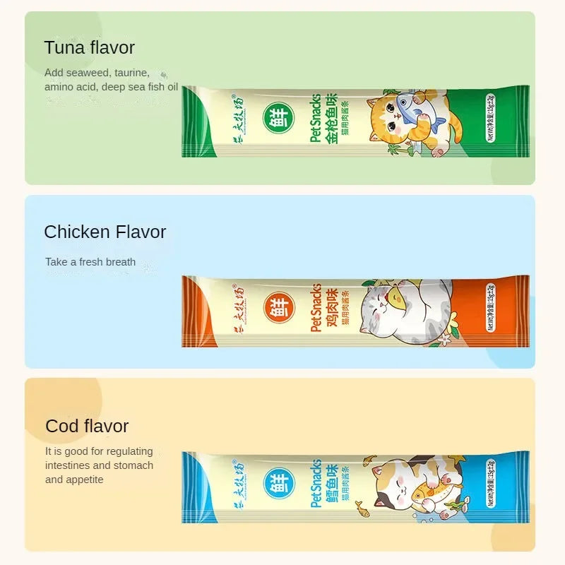 Snacks Cat Wet Food Chicken Tuna Cod fish Wet Food