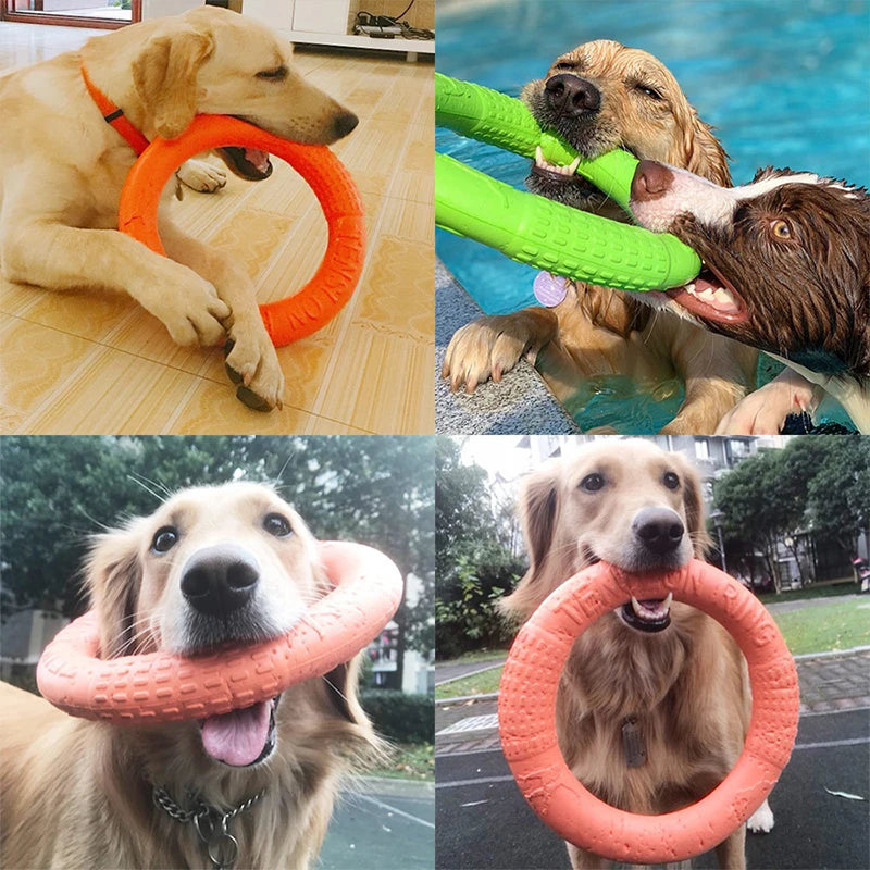 Dog Toy Training Ring Puller Puppy Flying Chewing Toys