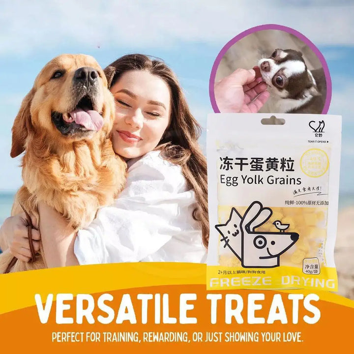 Freeze Dried Egg Yolk Granules Freeze Dried Pet Food