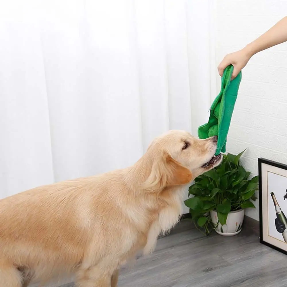 Sniffing Dog Toy Squeaky Plush Treat Dog Toys Dispenser Toy