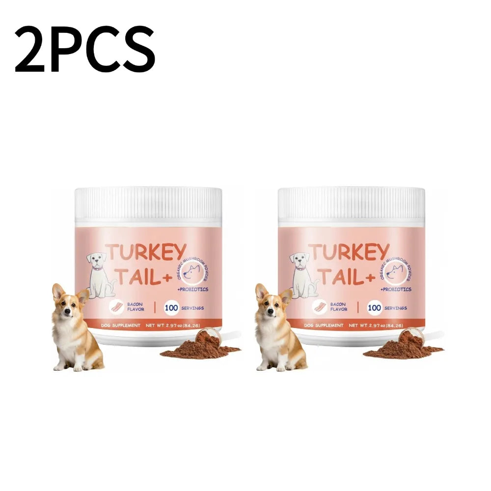 Bacon Taste Pet Mushroom Powder Natural Wet Food