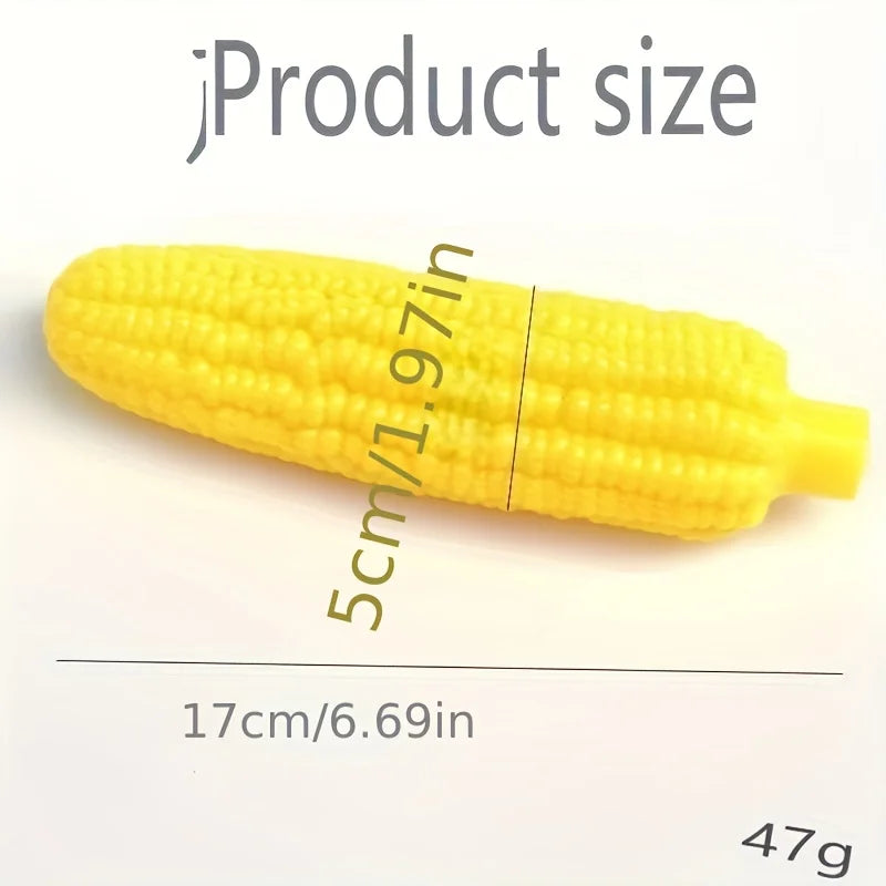 Dog Chew Toy Heavy-Duty Rubber Bone Corn Puppies
