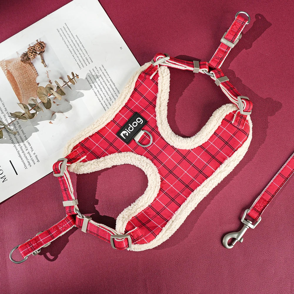 Breathable Dog Harness Leash Bag Set Leash Pet Collar