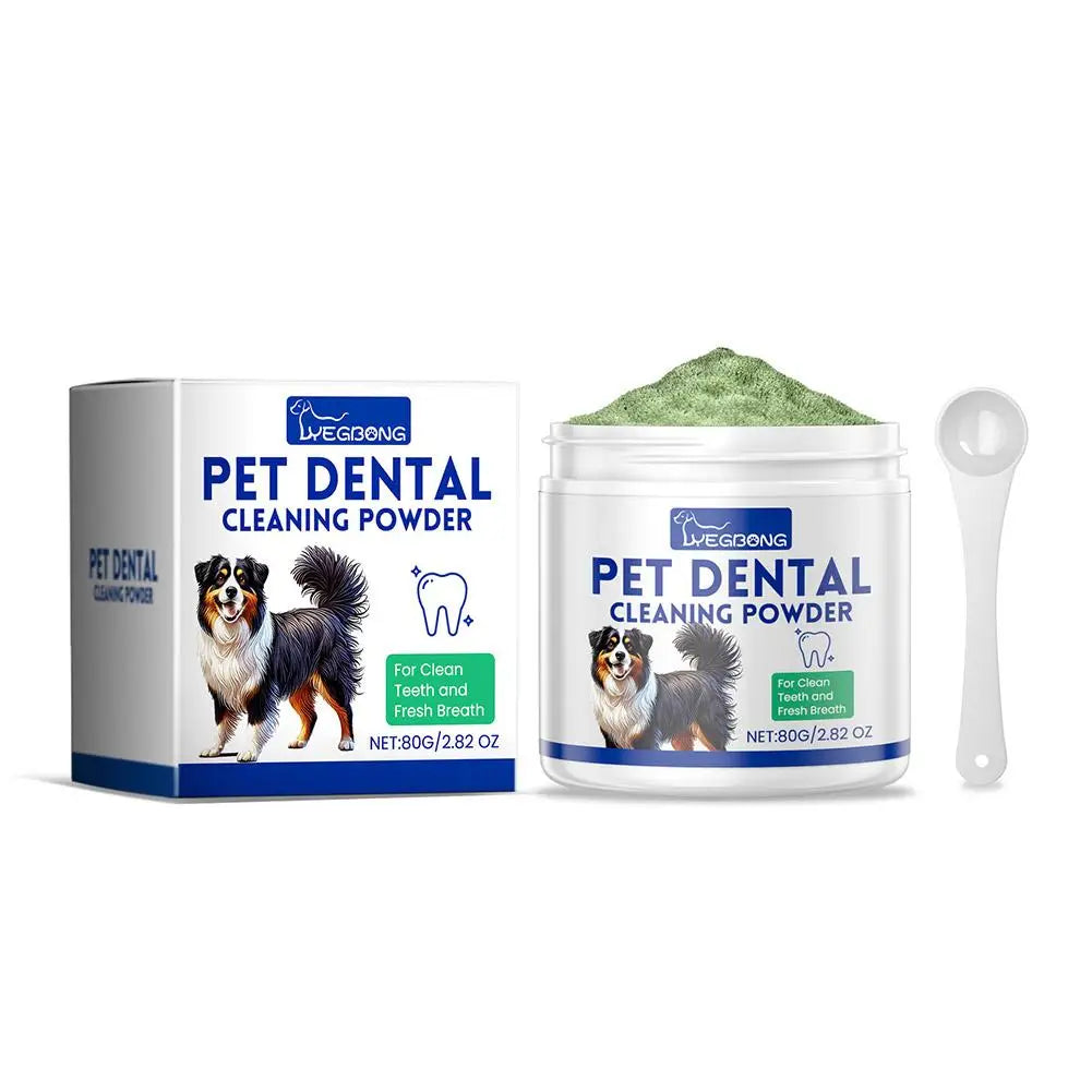 Dog Teeth Cleaning Powder Oral Dog Dental Care Powder