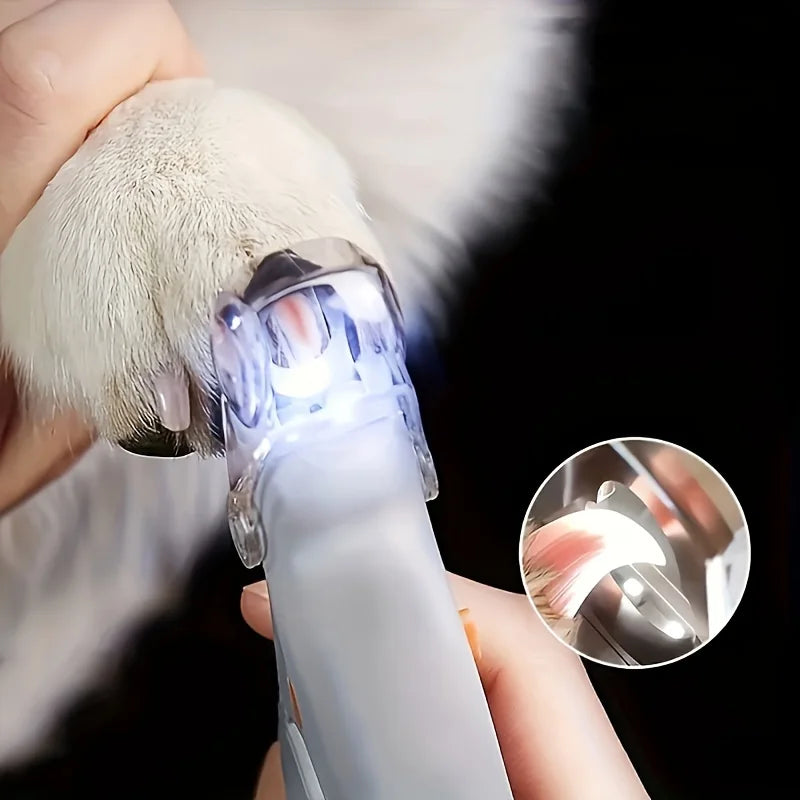 Pet Nail Clipper with Light, Cat and Dog Cleaning Cat Claws