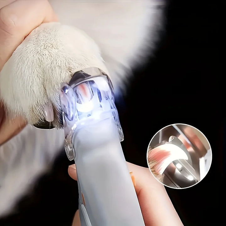 Pet Nail Clipper with Light, Cat and Dog Cleaning Cat Claws