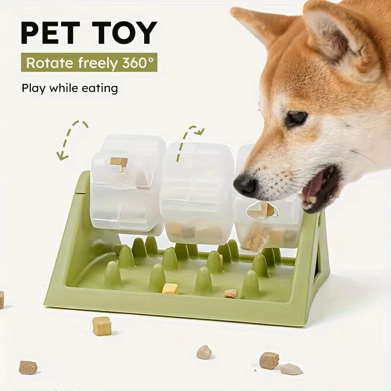 Interactive Dog Food Dispenser Toy Puzzle Fetch Toys