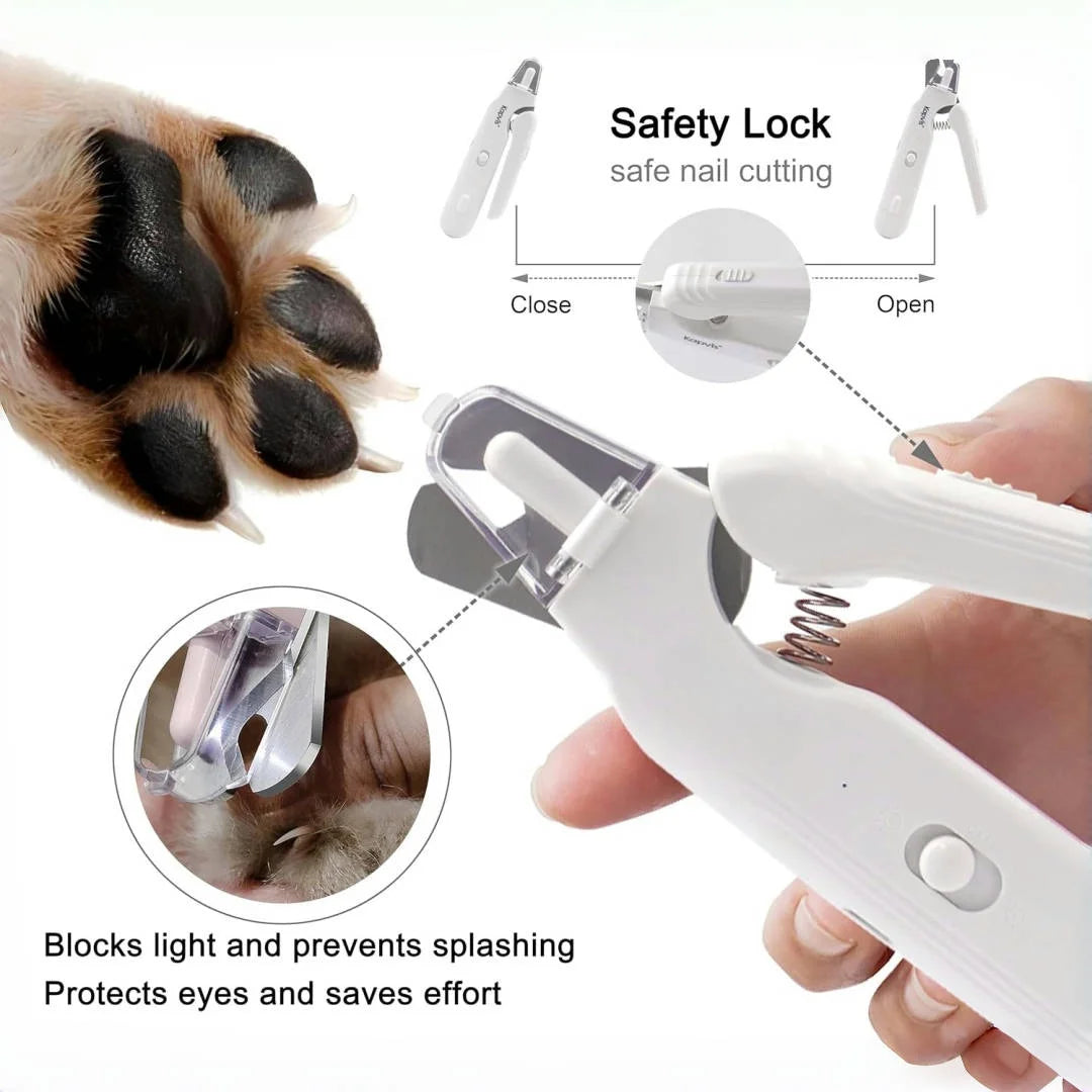 Pet Nail Clippers Quiet Pet Nail Grinder Grooming Tool