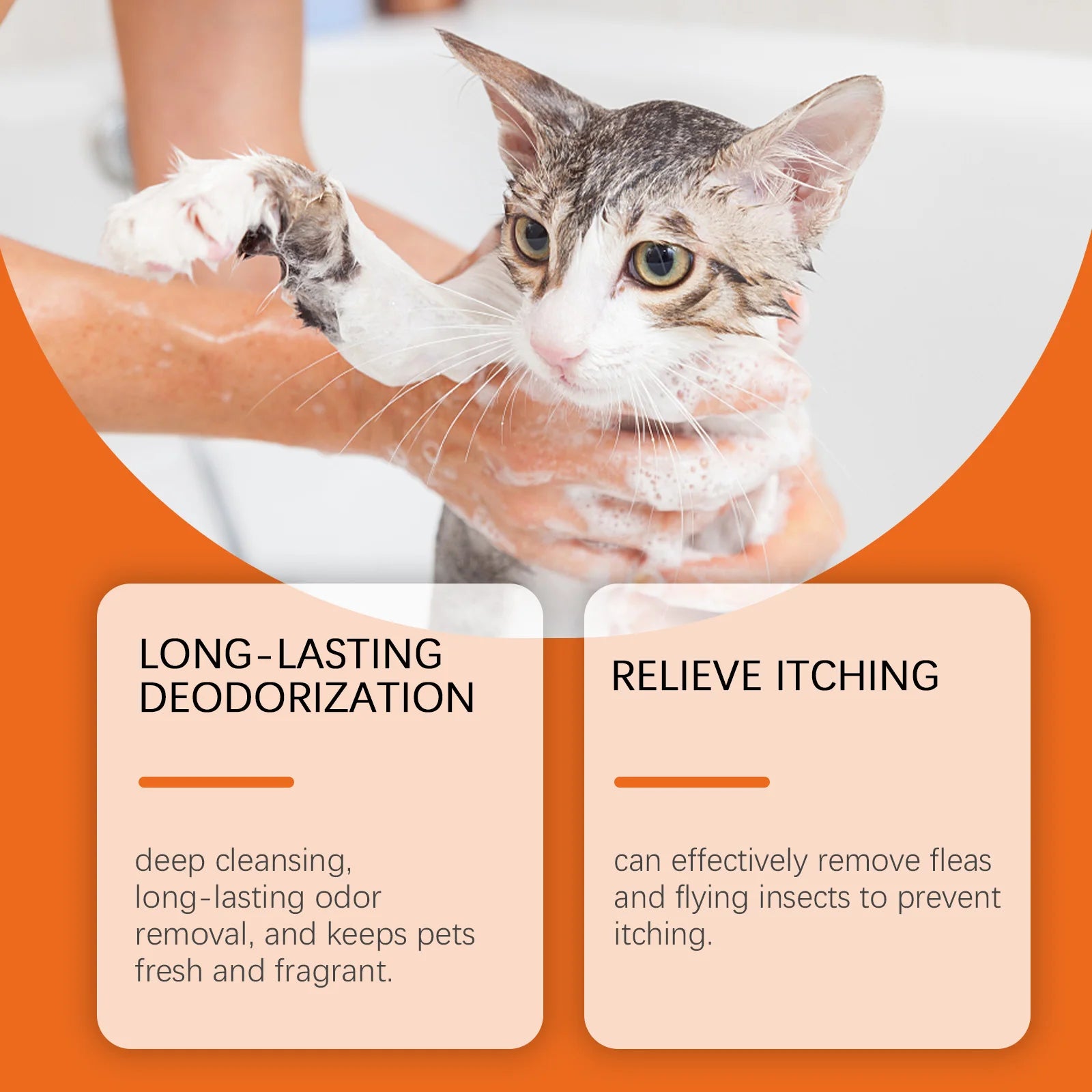 Natural Pet Shampoo for Dogs & Cats Coconut Oil