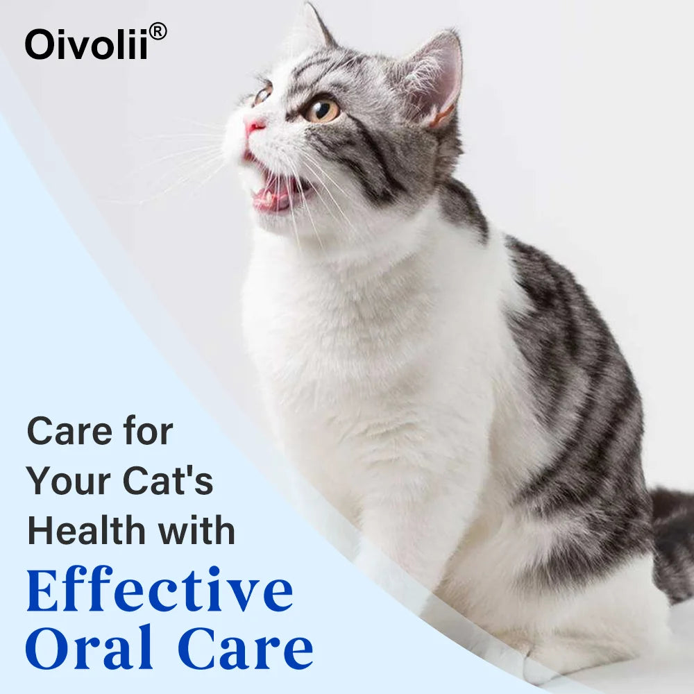 Tuna Flavored Cat Toothpaste Safe Dog Dental Care