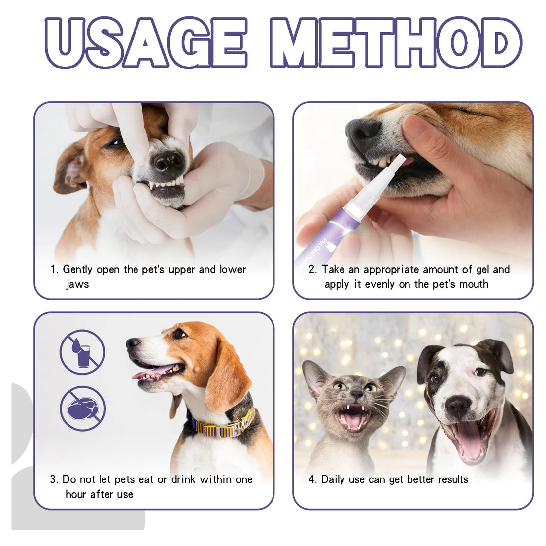 Pet Dental Gel Teeth Cleaning Pen for Dogs Dental Care