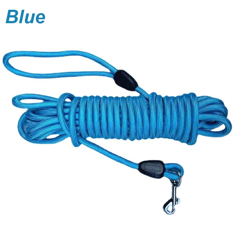 Long Rope Training Dog Leash Heavy Duty Nylon Dog Leash