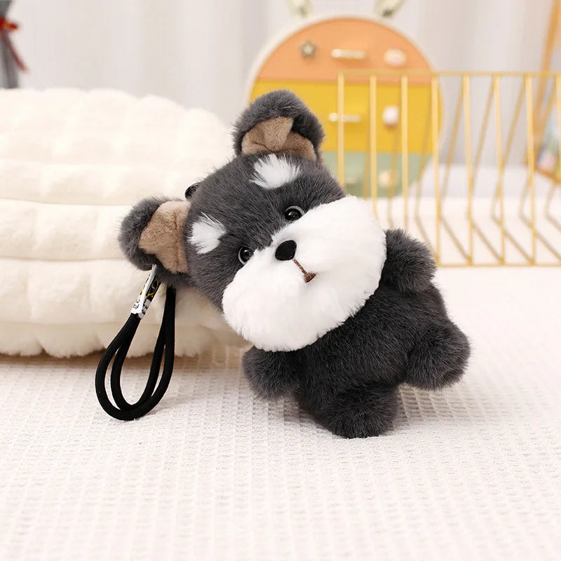 Dog Plush Toy Pendant Teddy Husky  Dolls Car Decor