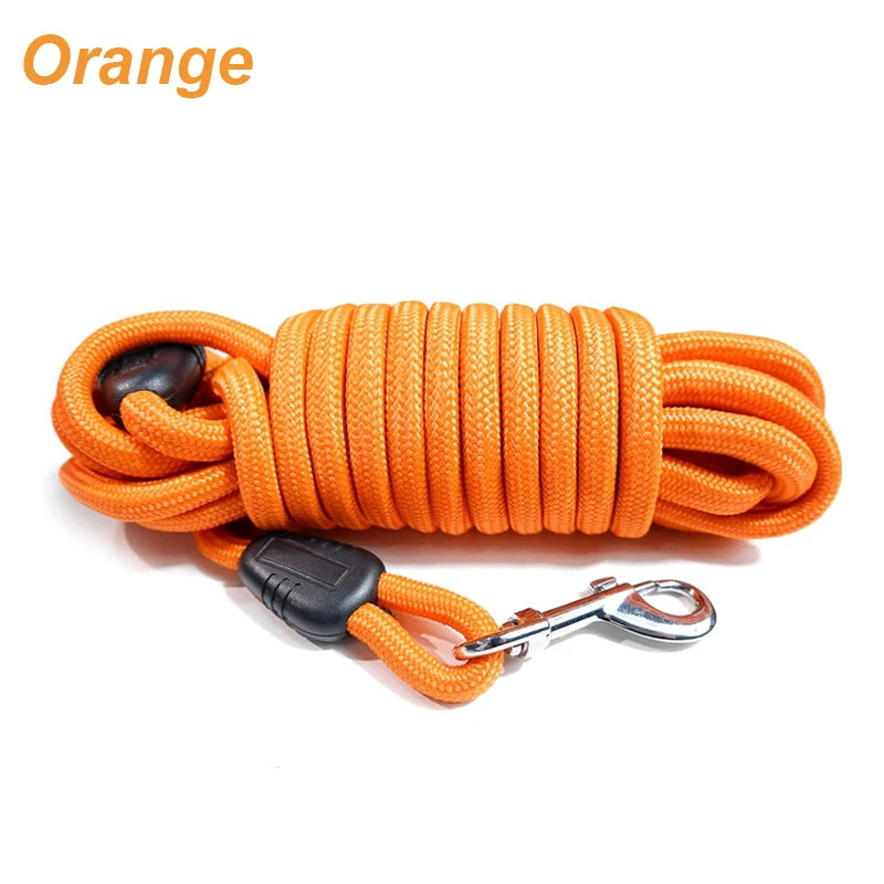 Long Rope Training Dog Leash Heavy Duty Nylon Dog Leash