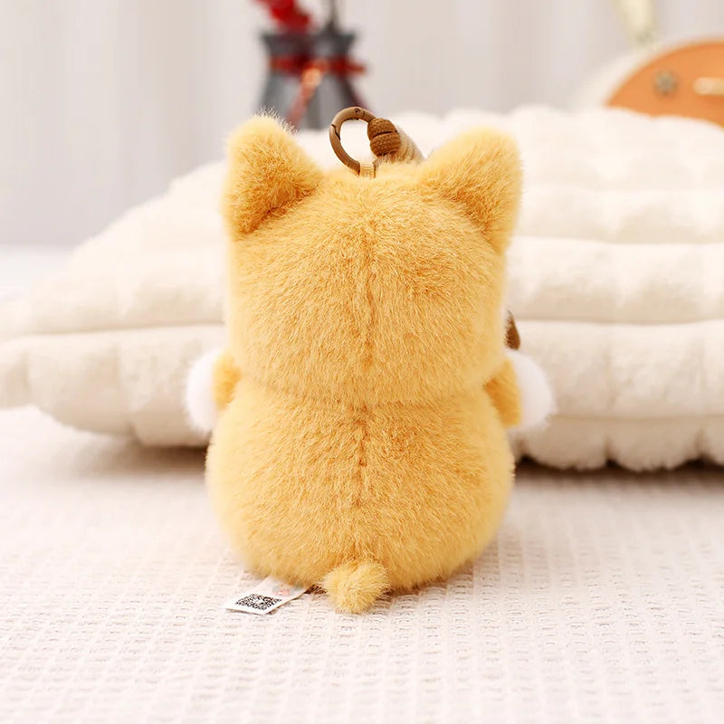 Dog Plush Toy Pendant Teddy Husky  Dolls Car Decor