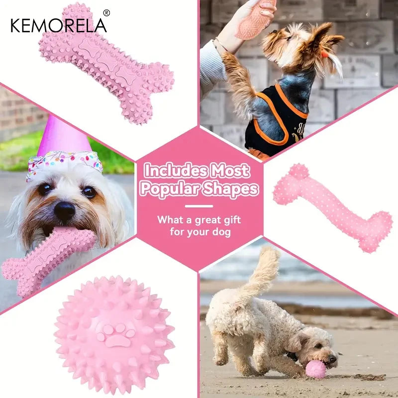 Dog Chew Toys For Cleaning Teeth Soft Rubber Funny