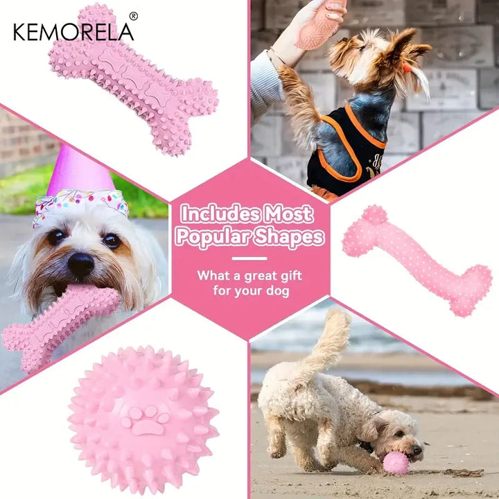 Dog Chew Toys For Cleaning Teeth Soft Rubber Funny