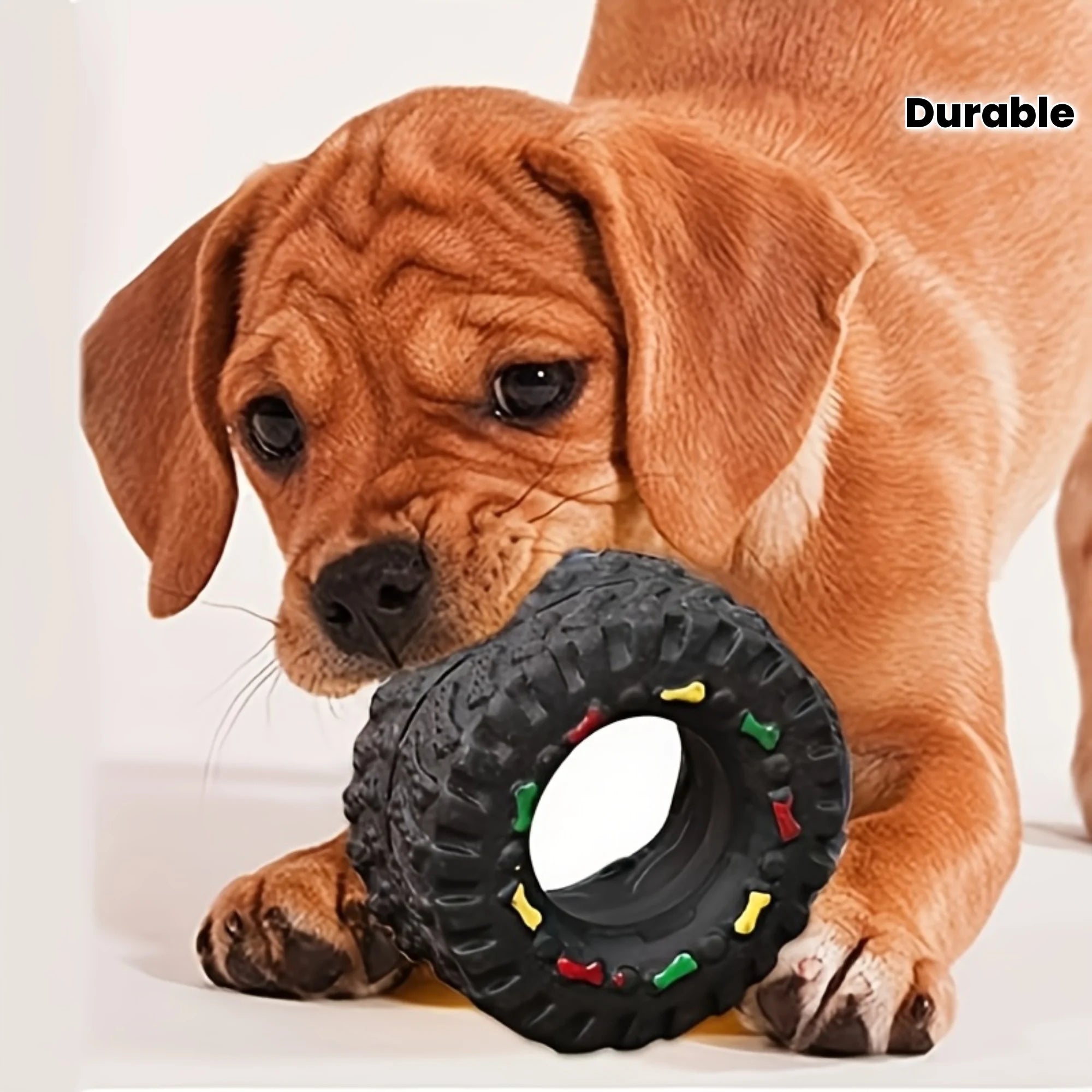 Dog Chew Wheel Toy Chew Suitable for Puppies Dogs