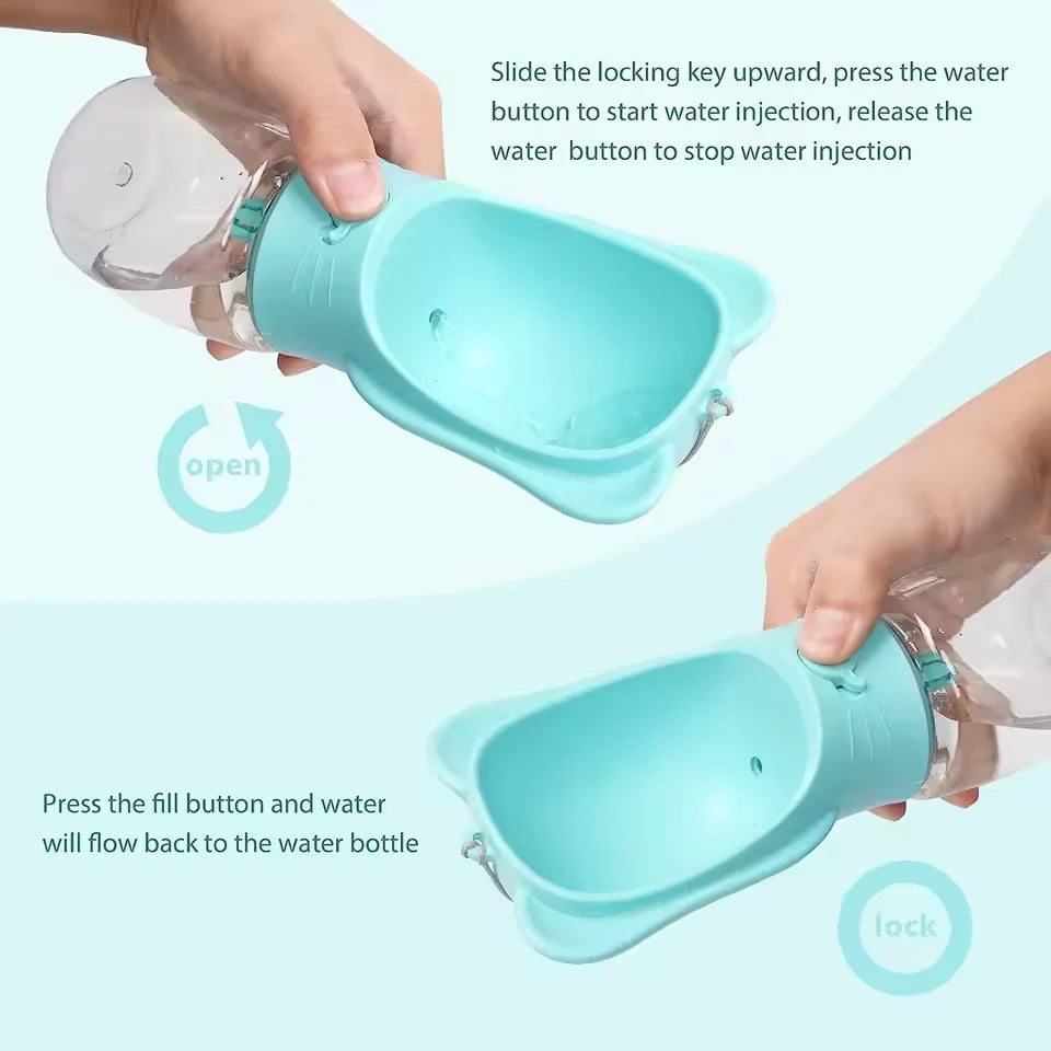 Portable Dog Water Bottle Feeding Outdoor Travel essentials