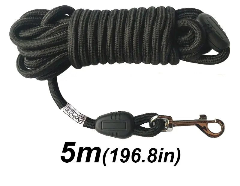 Long Rope Training Dog Leash Heavy Duty Nylon Dog Leash