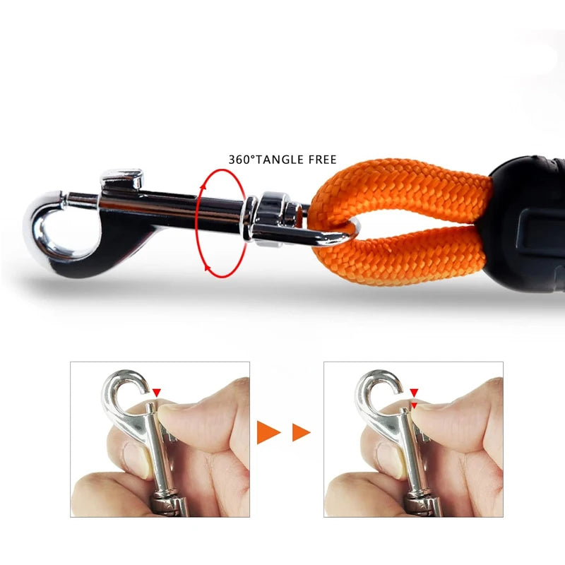 Long Rope Training Dog Leash Heavy Duty Nylon Dog Leash