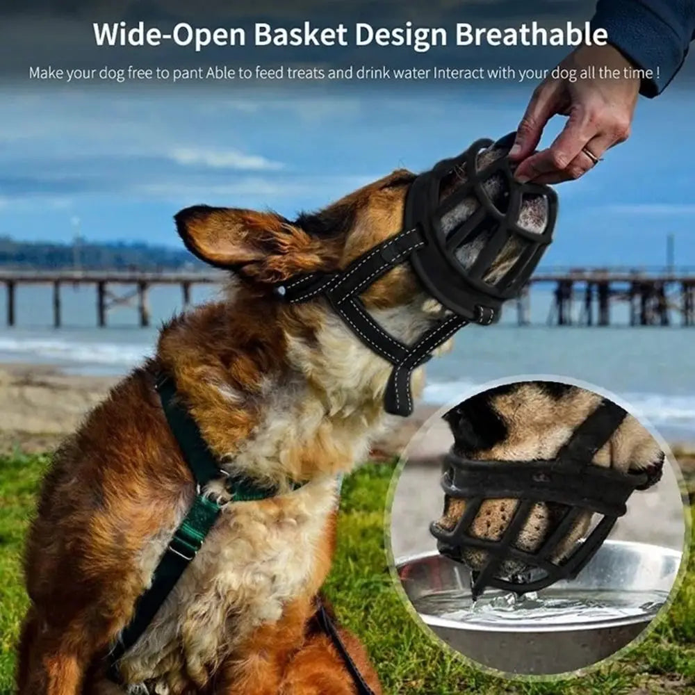 Adjustable Dog Muzzle Anti-Biting Mouth Dog essentials